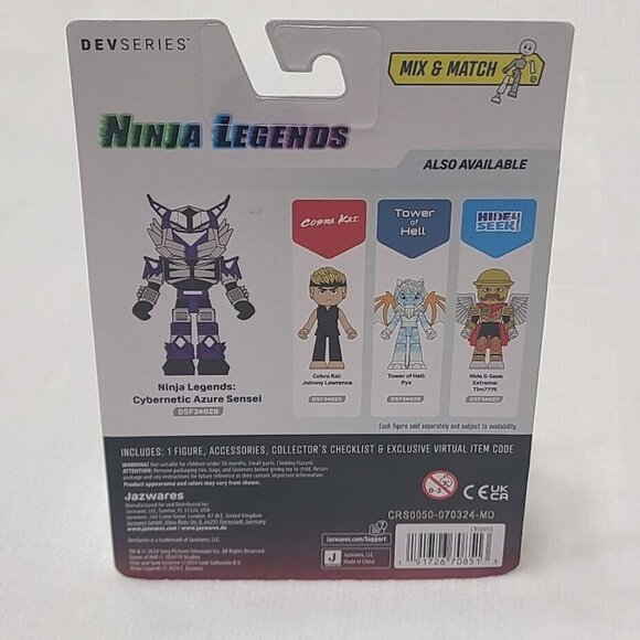 Roblox Devseries Ninja Legends Cybernetic Azure Sensei Exclusive Code New 2024 - Picture 5 of 6